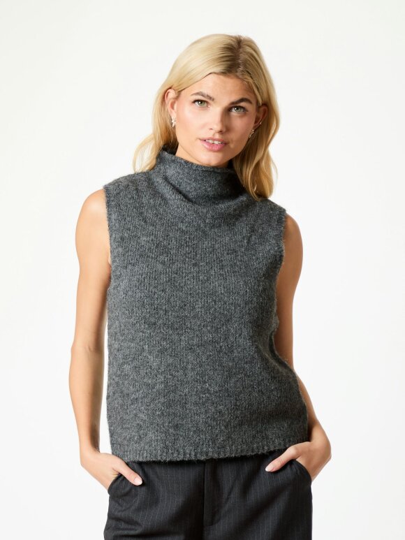 Neo Noir - Odelia Knit Top Antracit