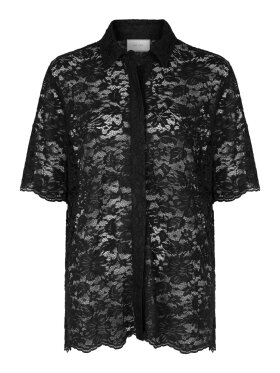 Neo Noir - Lamari Lace Shirt Black