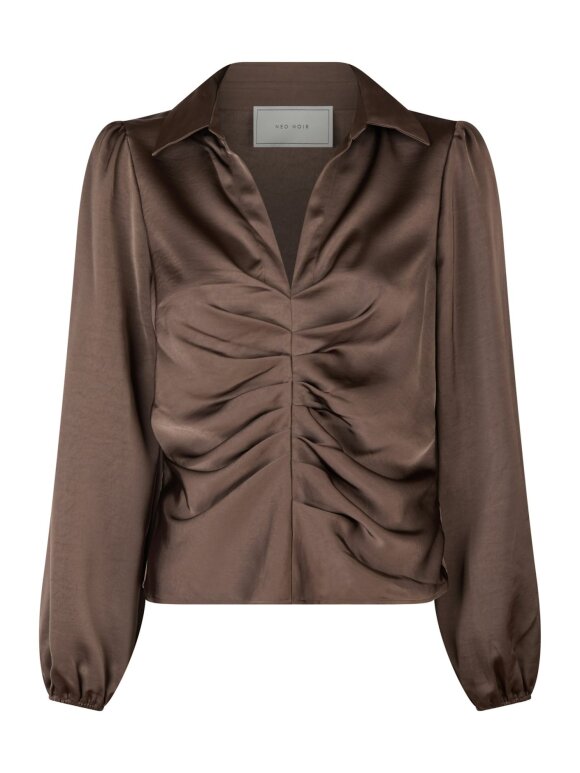 Neo Noir - Mille Heavy Sateen Blouse