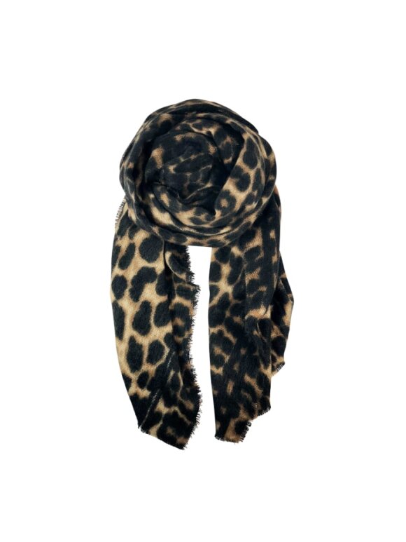 Black Colour - BC Flavia leo scarf Black Brow