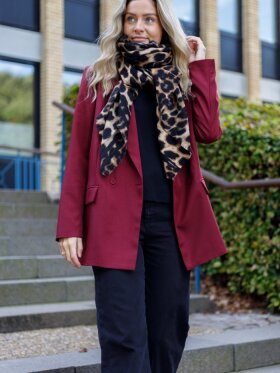 Black Colour - BC Flavia leo scarf Black Brow