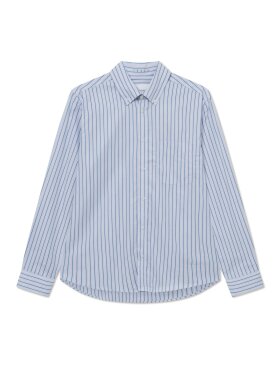 Les Deux - Kent Stripe Peached Poplin Shi