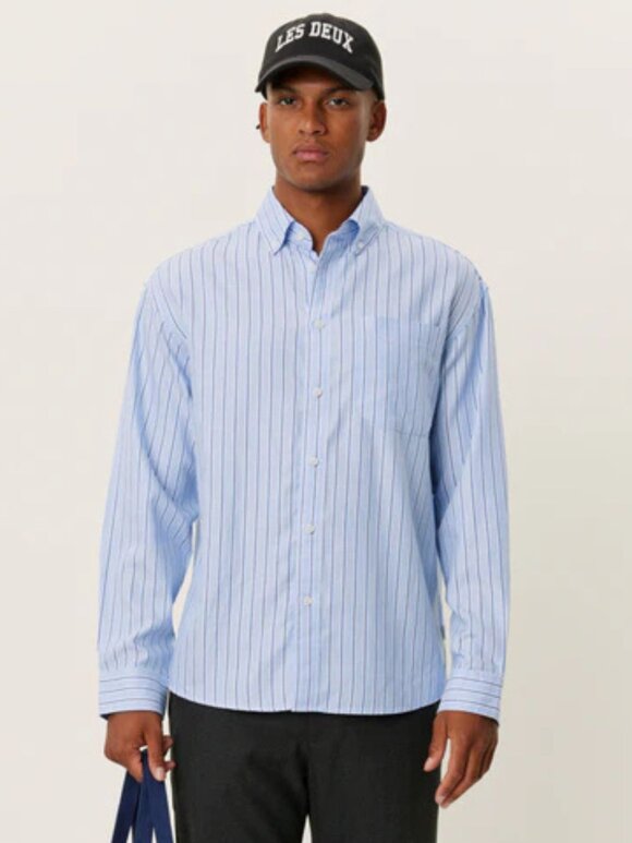 Les Deux - Kolton Herringbone Poplin Shir