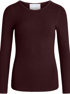 La Rouge - Lisa Stripe L/S Aubergine