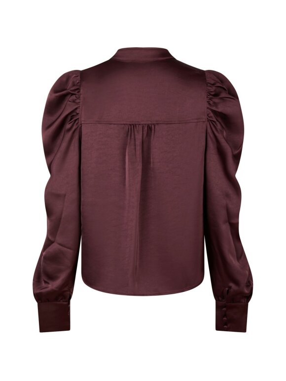 Neo Noir - Rosslyn Heavy Sateen Blouse