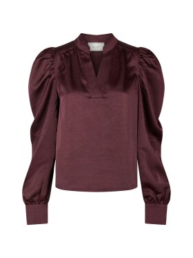 Neo Noir - Rosslyn Heavy Sateen Blouse