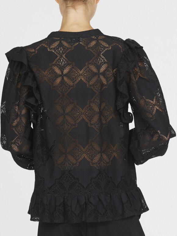 Love & Divine - Love1234 Blouse Black Lace