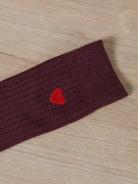 Black Colour - BCAnisha Heart Sock Brown