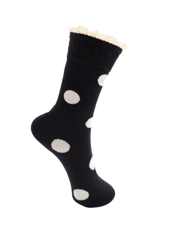 Black Colour - BCMisla Dot sock black