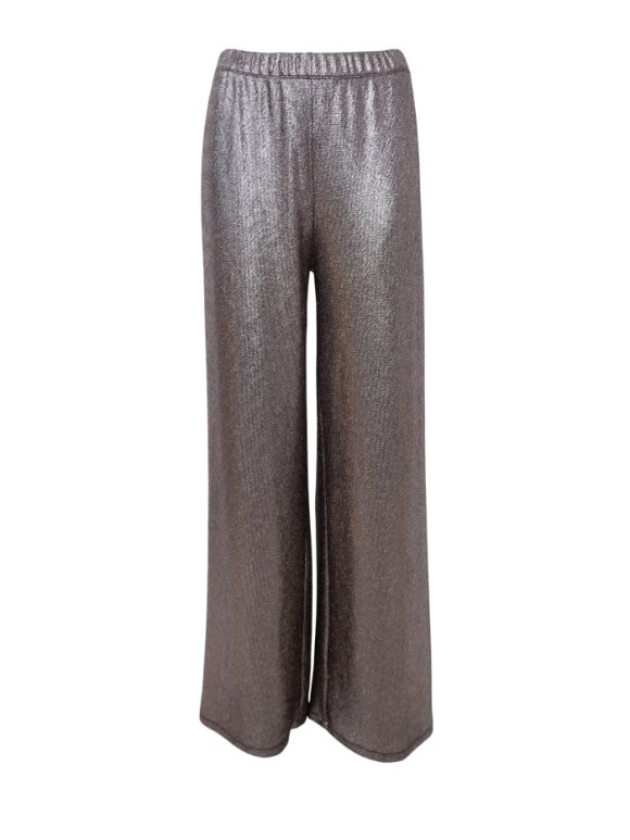 Black Colour - BCGlamy pants Gun metal