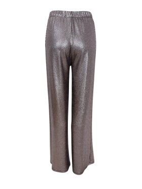 Black Colour - BCGlamy pants Gun metal