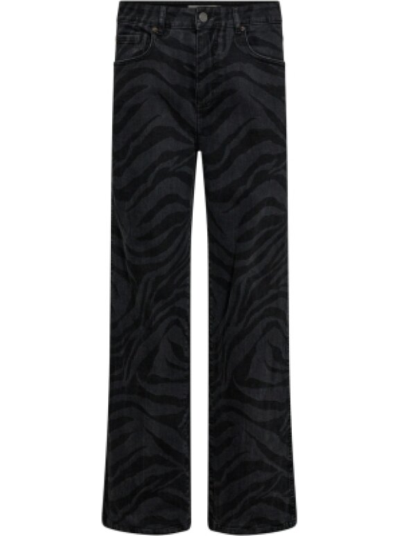 Gossia - KiannaGO Jeans Black Zebra