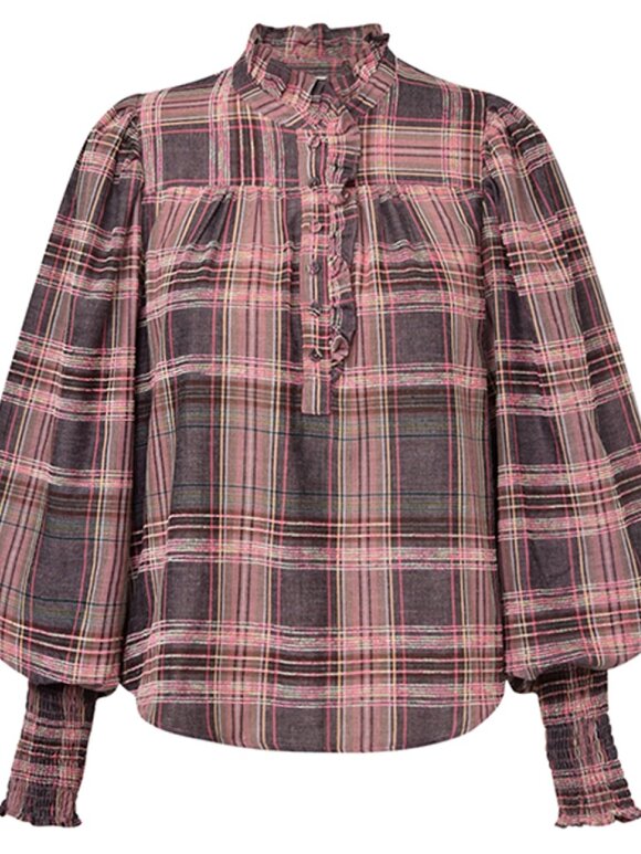 Gossia - MijaGO Blouse Pink Check Mix