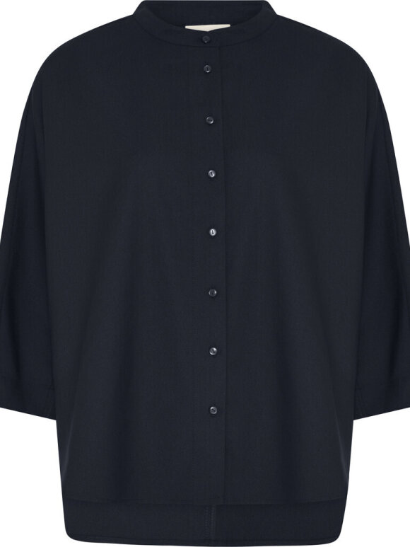 FRAU - Seoul short wool shirt