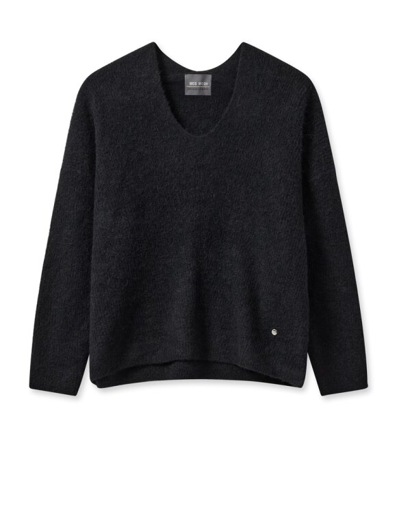 Mos Mosh - MMThora V-Neck Knit Black