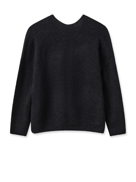 Mos Mosh - MMThora V-Neck Knit Black