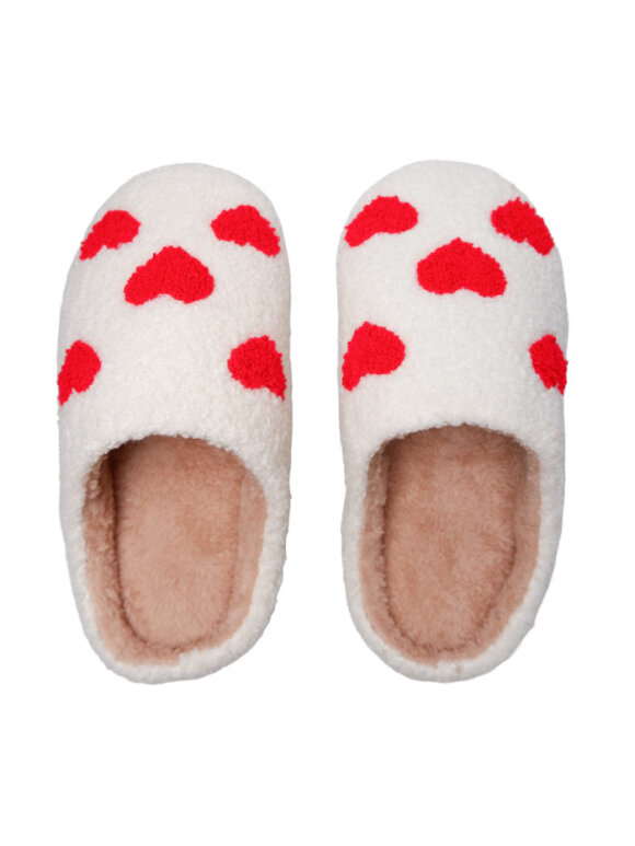 Black Colour - BCLove Slippers Off White