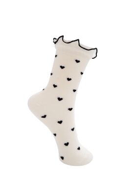 Black Colour - BCNerissa sock Off White