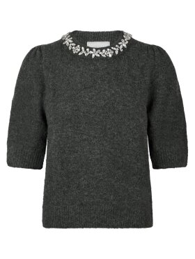 Neo Noir - Maia stone Knit Blouse