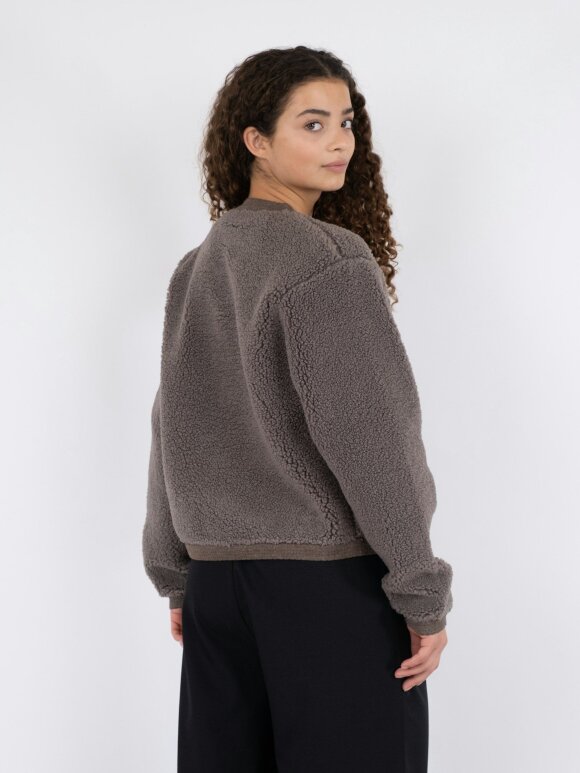 Neo Noir - Limo Fluffy Knit Cardigan