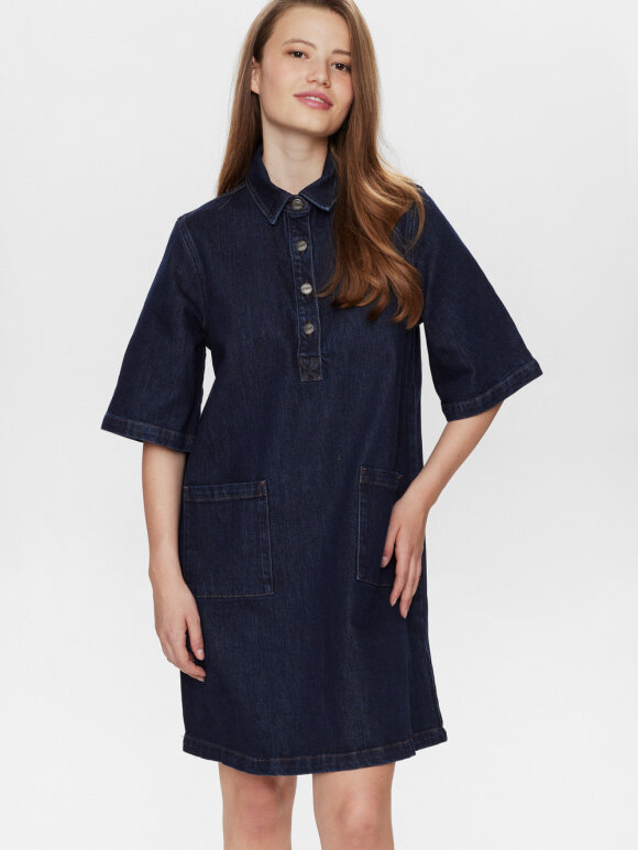 Numph - NULondon Dress Dark Denim