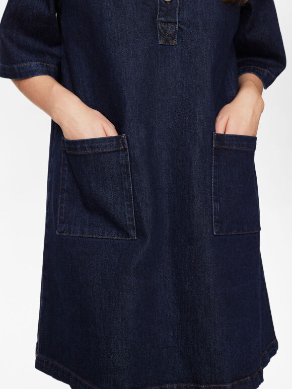 Numph - NULondon Dress Dark Denim