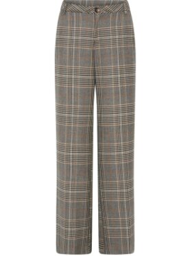 La Rouge - Luna Check Pant Brown Checks