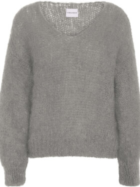 Americandreams - Milana LS Mohair Knit Grey