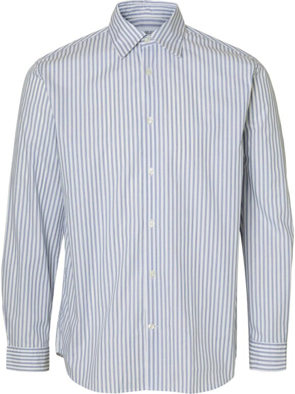 Selected - SLHRegriley Stripe LS Shirt