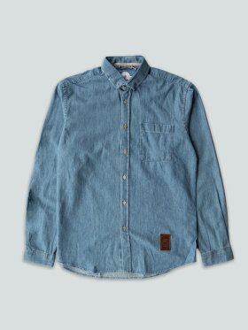 Lakor - Organic Denim Shirt Medium blu