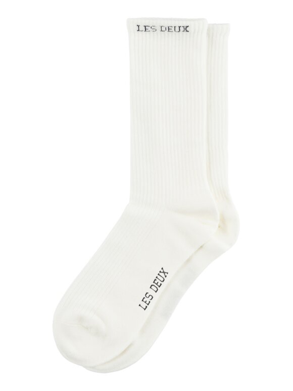 Les Deux - Wilfred Socks 2Pack White/blac