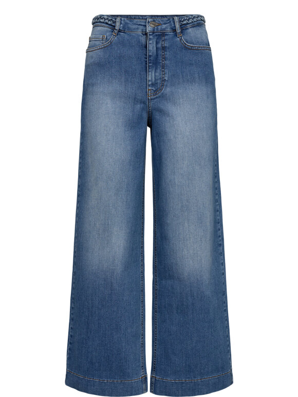 Numph - NUParis Cropped jeans l. Blue