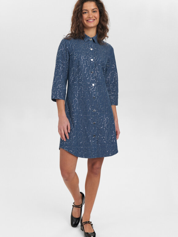 Numph - NUJourney Dress Medium blue