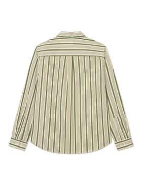 Les Deux - Kent Stripe Peached Poplin Shi