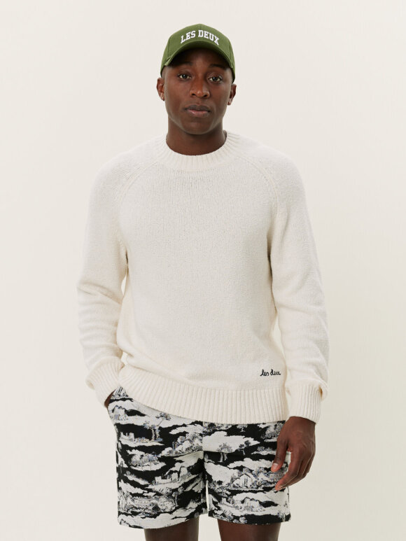 Les Deux - Brad Roundneck knit Ivory