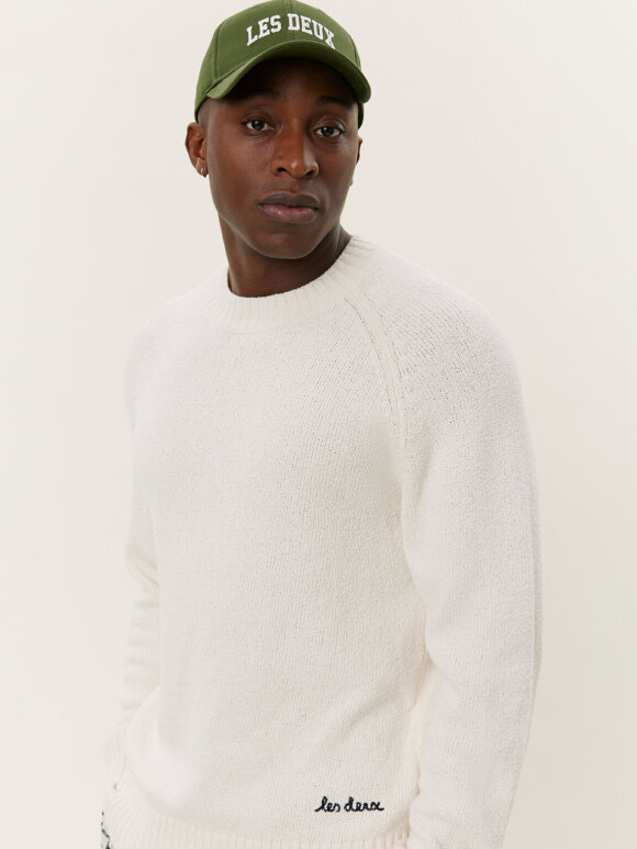 Les Deux - Brad Roundneck knit Ivory