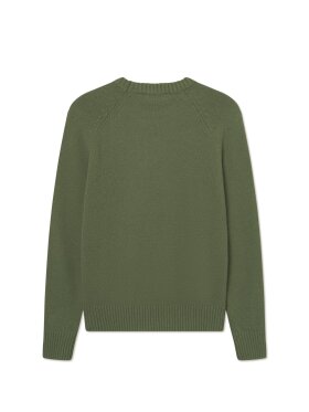 Les Deux - Brad Roundneck knit chive Green