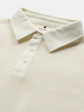 Anerkjendt - AKKikki Waffle Polo Tee Tofu