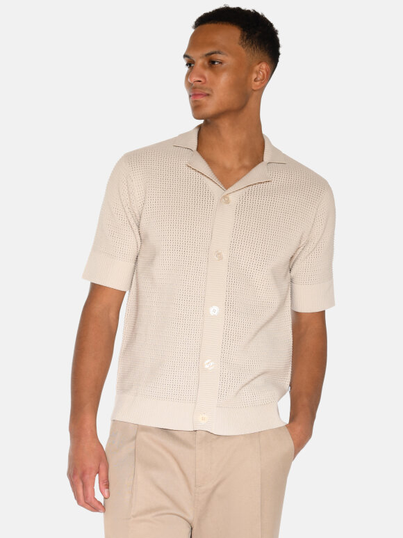 Minimum - Mason Crochet polo shirt 4177