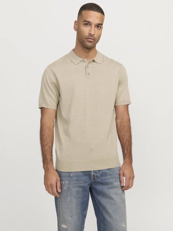 Royal Denim Division - RDDColin Knit polo White Peppe