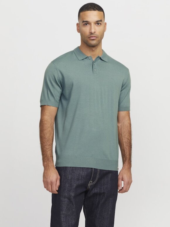 Royal Denim Division - RDDColin Knit polo Stormy Sea