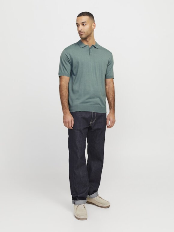 Royal Denim Division - RDDColin Knit polo Stormy Sea