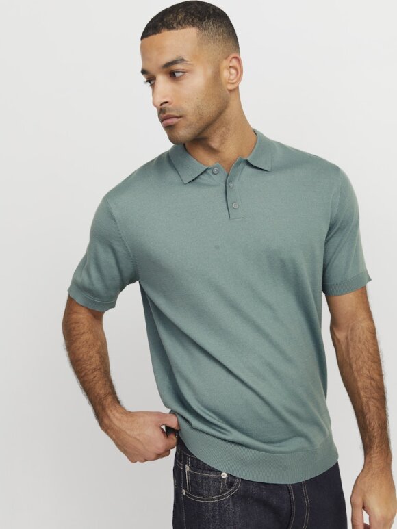 Royal Denim Division - RDDColin Knit polo Stormy Sea