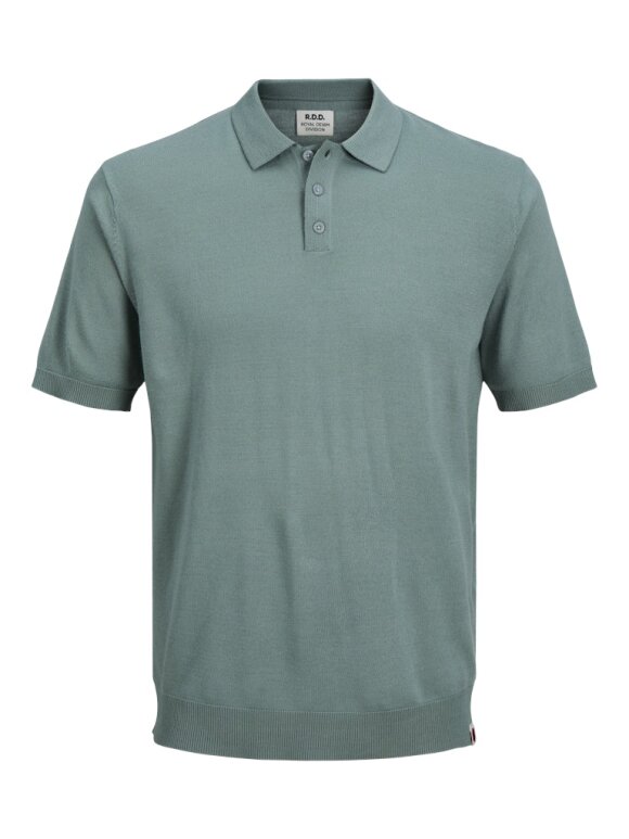 Royal Denim Division - RDDColin Knit polo Stormy Sea