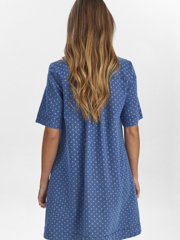 Numph - NUHaddie Dress Blue Denim