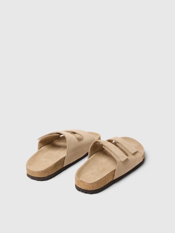 Selected - SLHBastian Suede strap slider