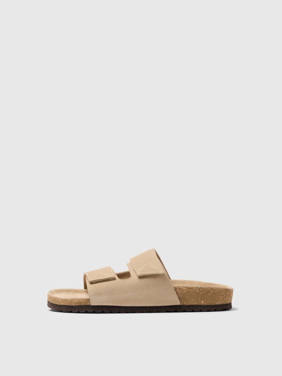 Selected - SLHBastian Suede strap slider