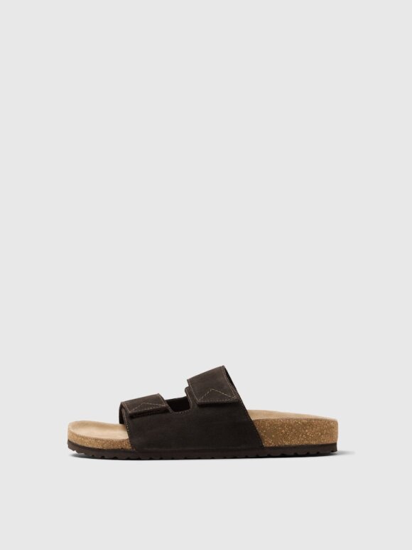 Selected - SLHBastian Suede strap slider